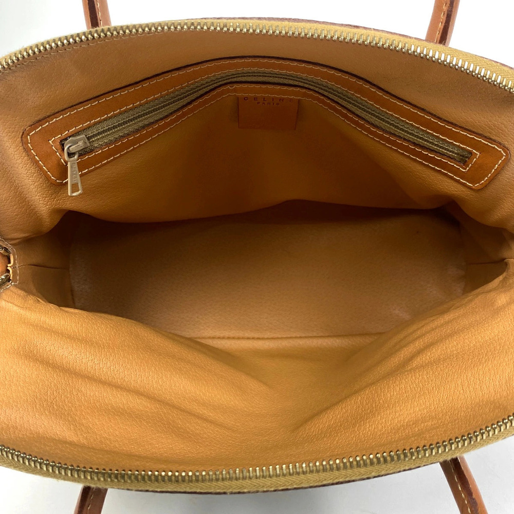 Celine Macadam Handbag Shoulder Bag Canvas Brown - Picture 7 of 7